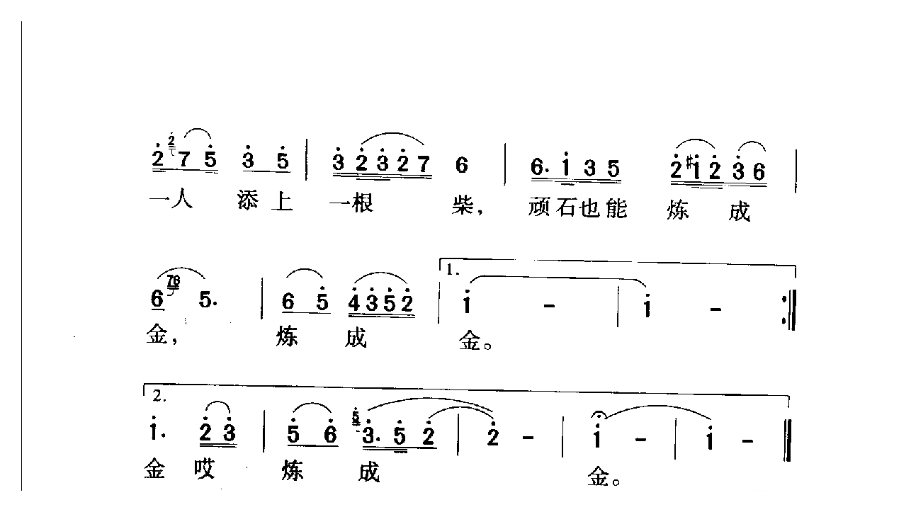 中国名歌[高天上流云 电视系列片(人与人)主题歌]乐谱