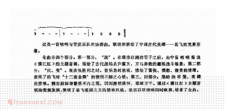 唢呐简谱[壮志凌云]
