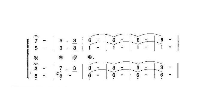 儿童歌曲【采山谣】简谱