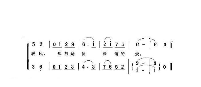 儿童歌曲【深情的爱】简谱