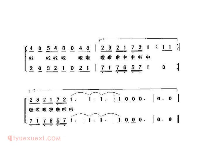 儿童歌曲《小鸟小鸟》简谱