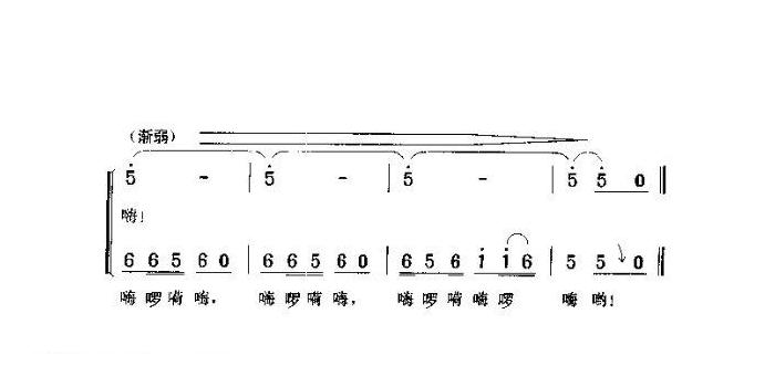 儿童歌曲《小小扁担颤悠悠》简谱