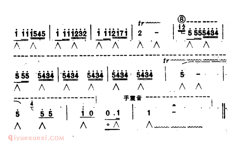 口琴谱【卡门 歌剧选曲】简谱