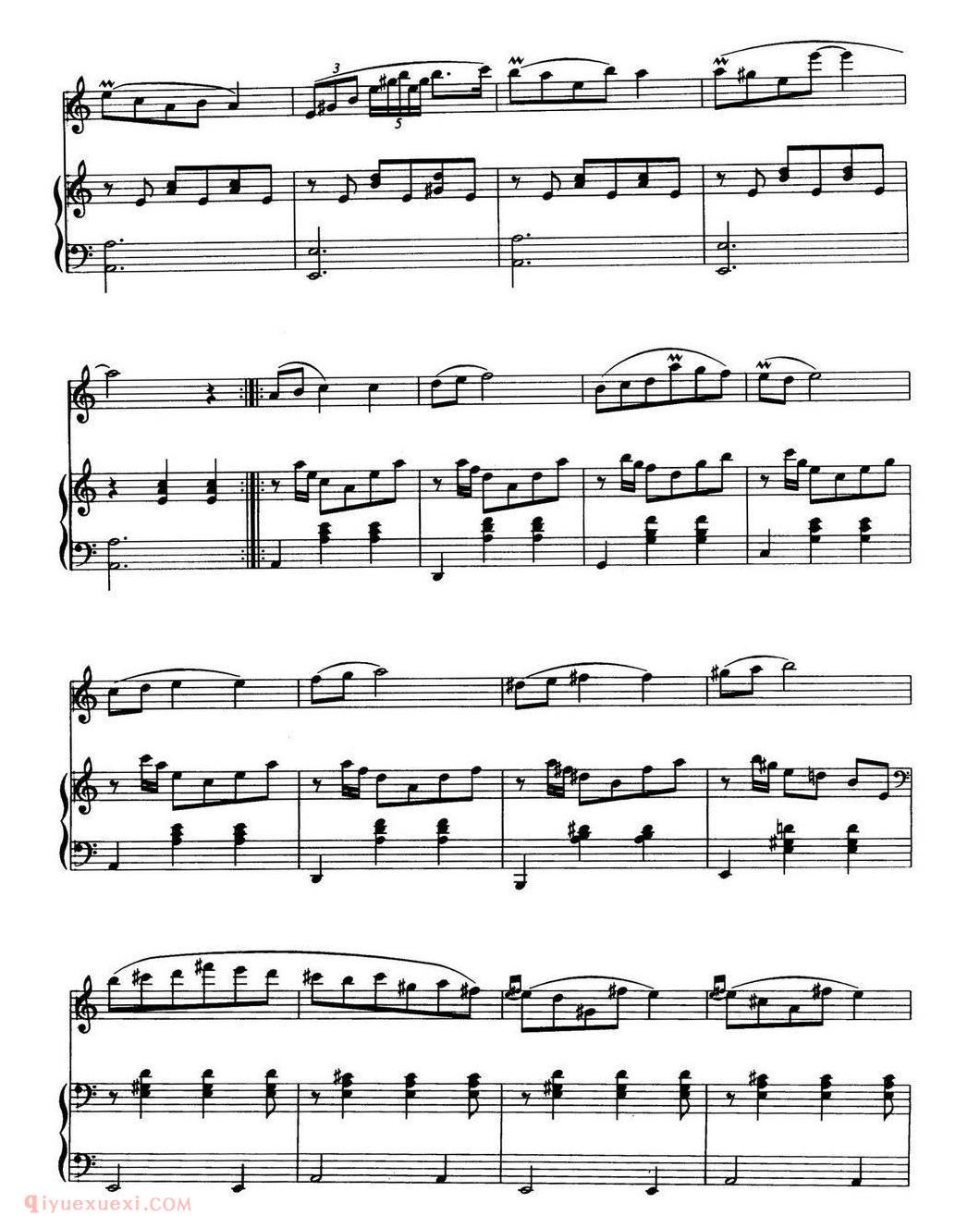 口琴谱【圆舞曲 徐成刚 罗晓京移植】五线谱