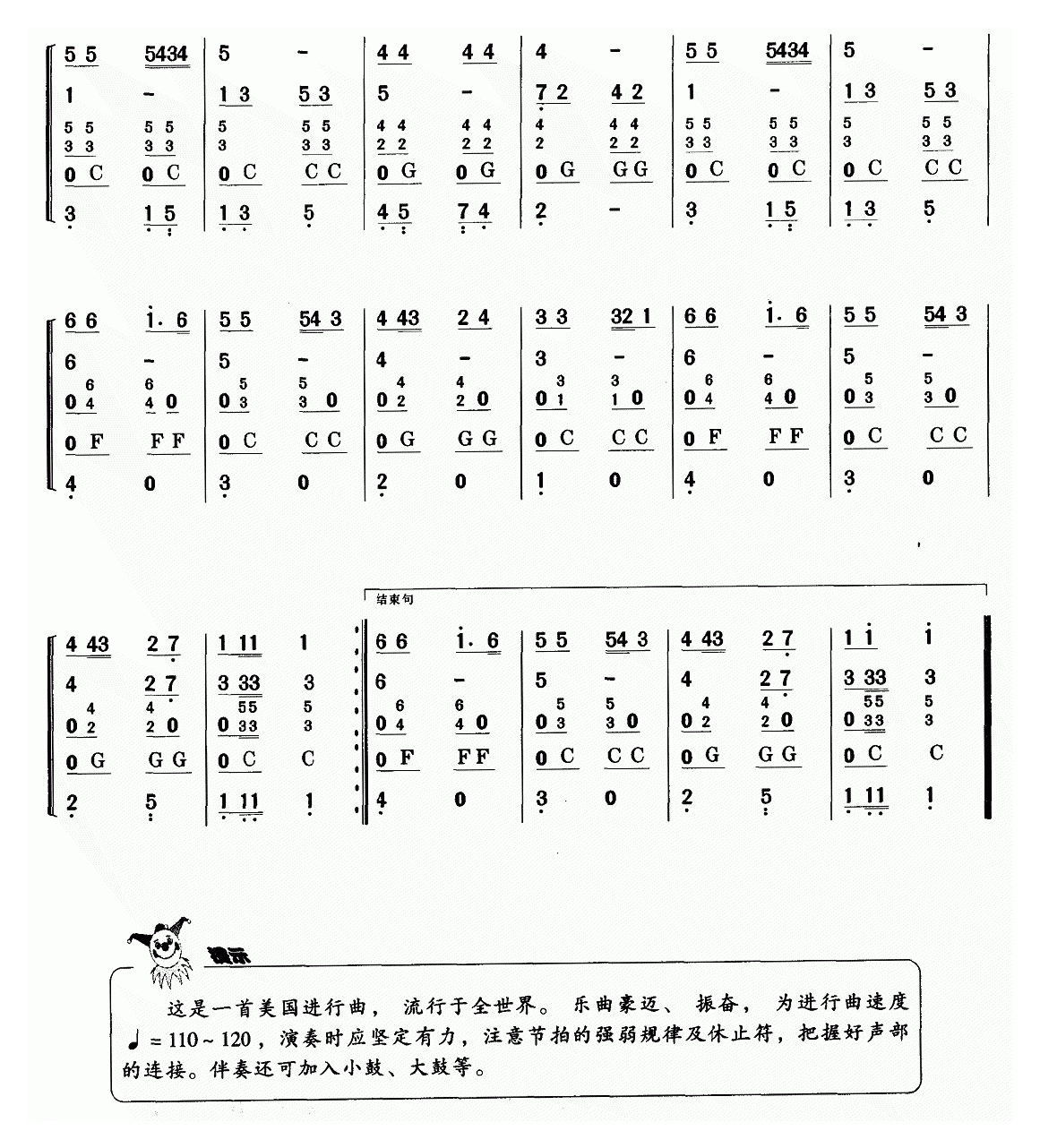 口琴乐谱【巡逻兵】合奏简谱