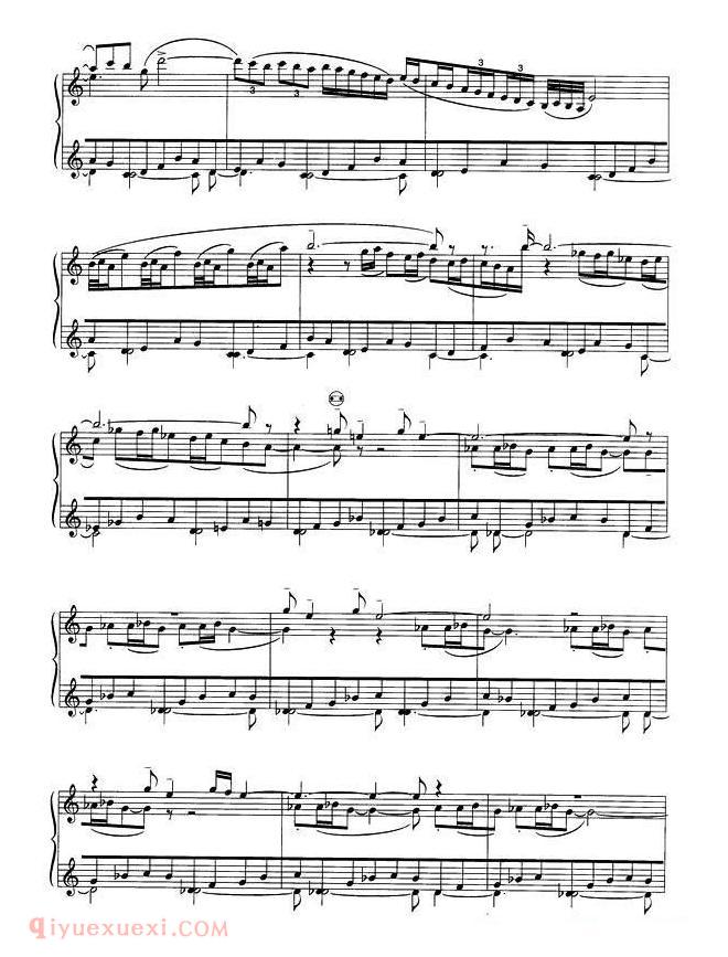 手风琴乐曲【春天组曲之二】五线谱