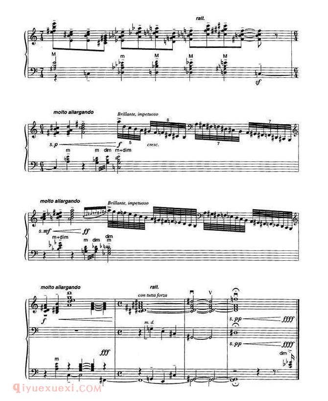 手风琴乐曲【春天组曲之六】五线谱