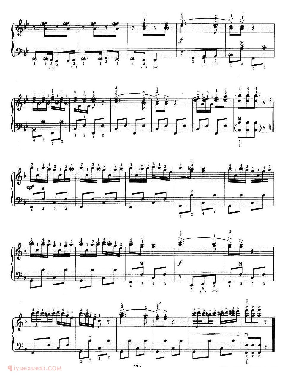手风琴乐曲【喝吧！波尔卡】五线谱
