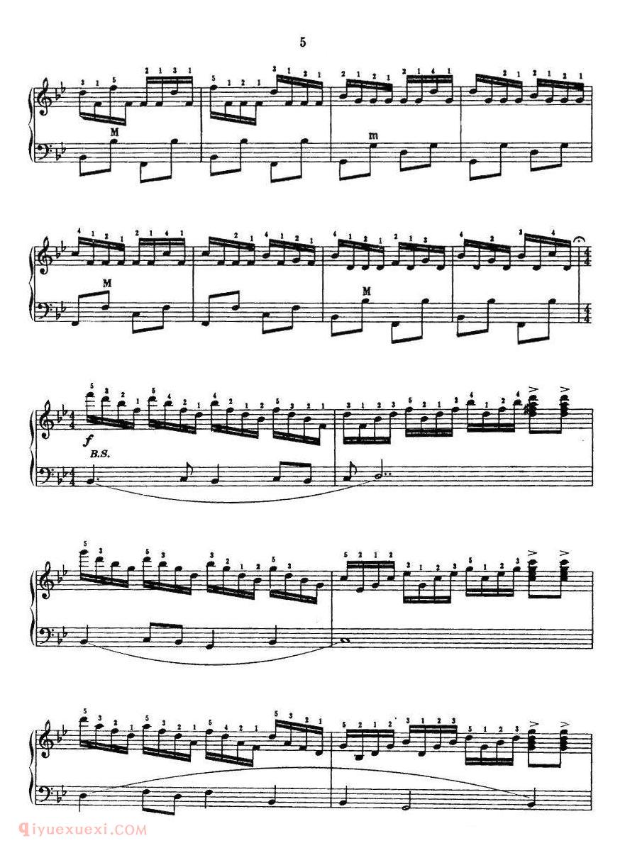 手风琴乐曲【苗岭情】五线谱