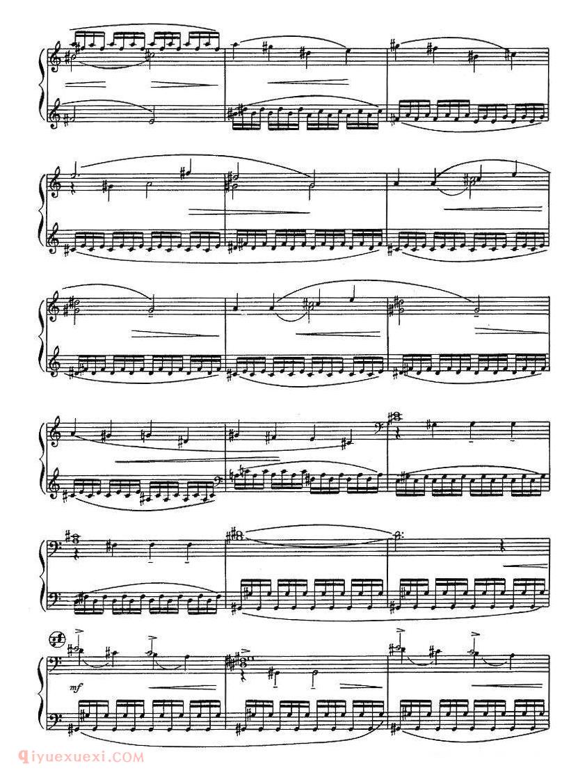 手风琴乐曲【室内乐组曲】五线谱
