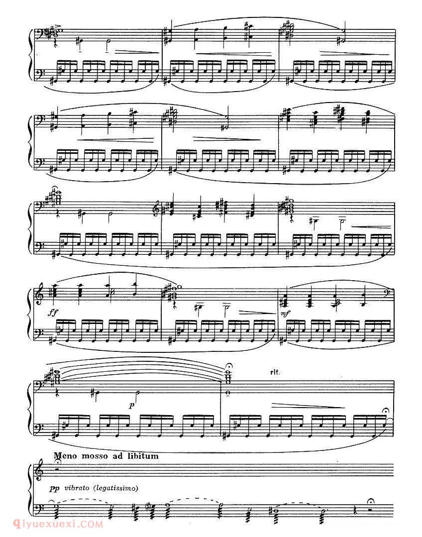 手风琴乐曲【室内乐组曲】五线谱
