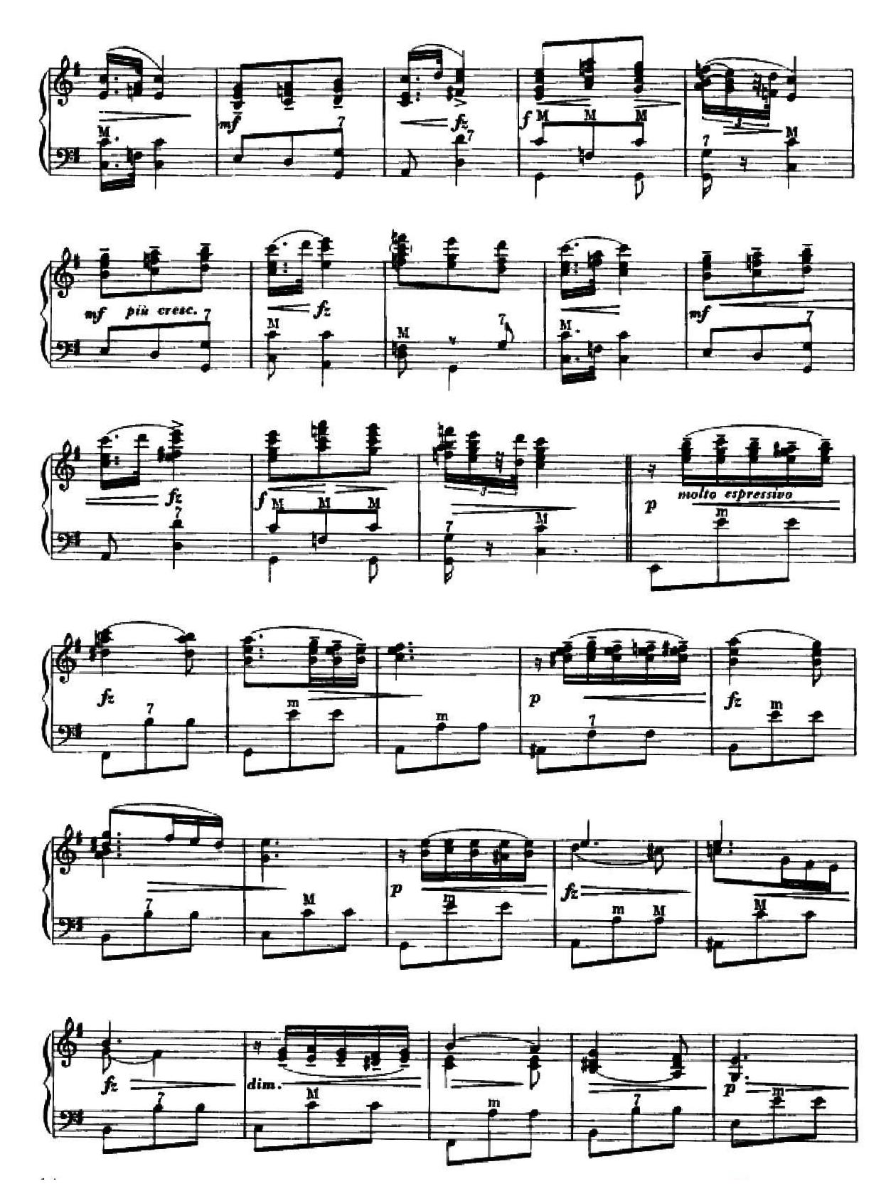 手风琴乐谱【斯拉夫舞曲第10号 Dvorak Slavonic Dance No. 10】五线谱