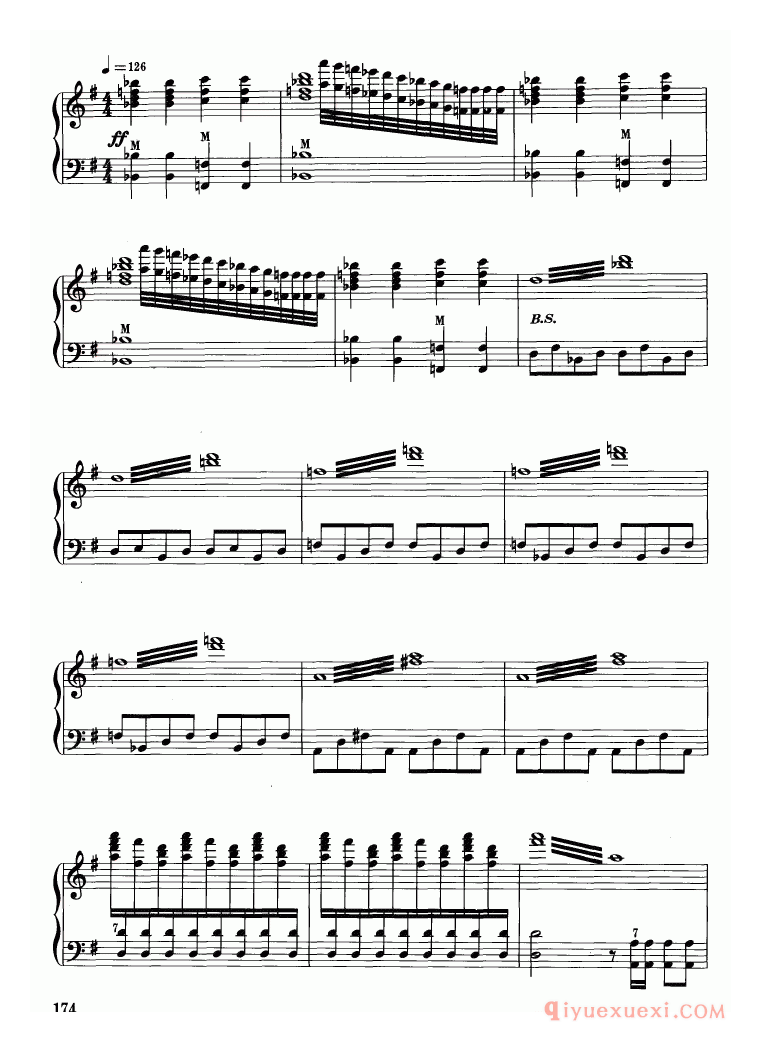 手风琴乐谱【叙事曲】五线谱