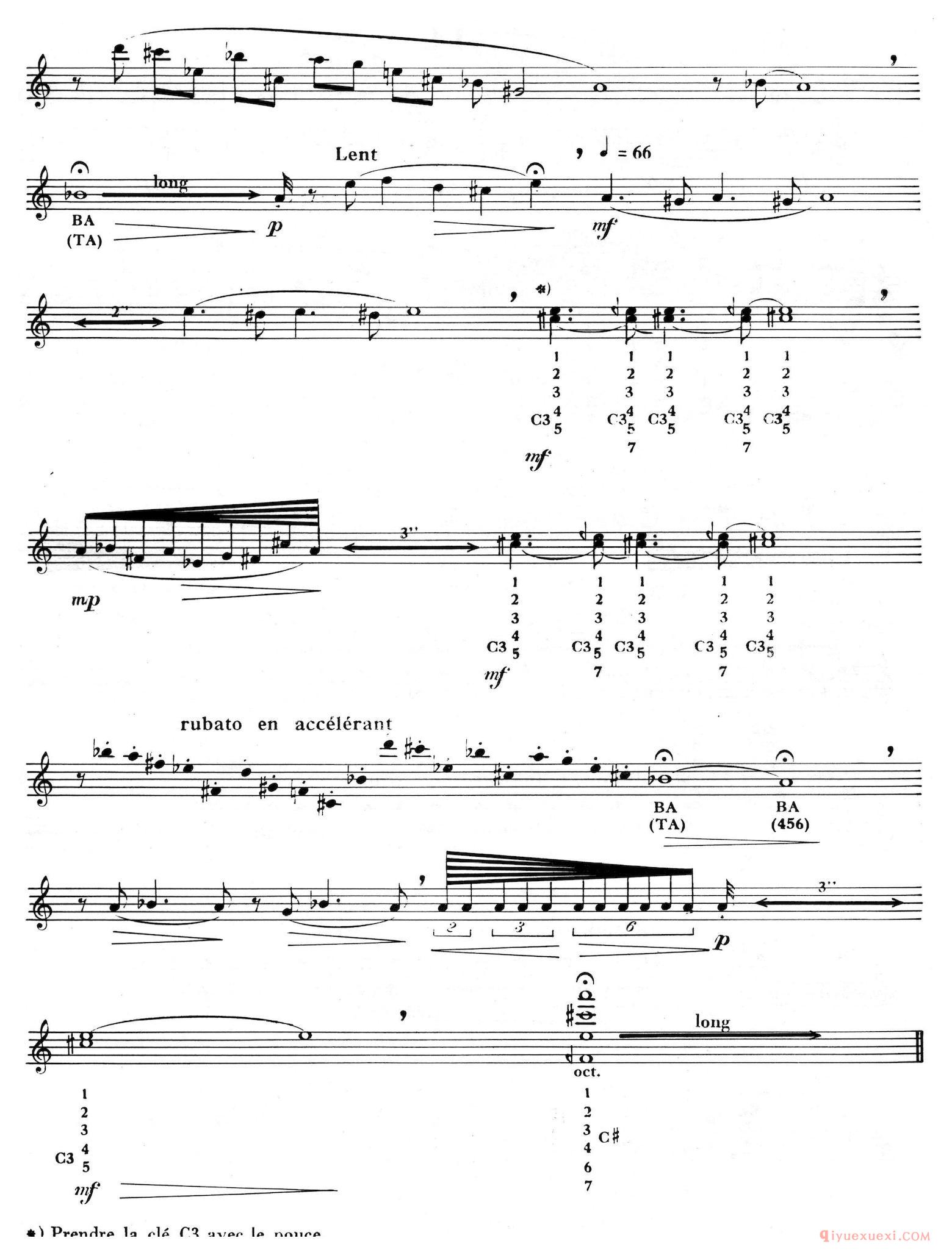 萨克斯谱《15首现代派练习曲》完整版五线谱
