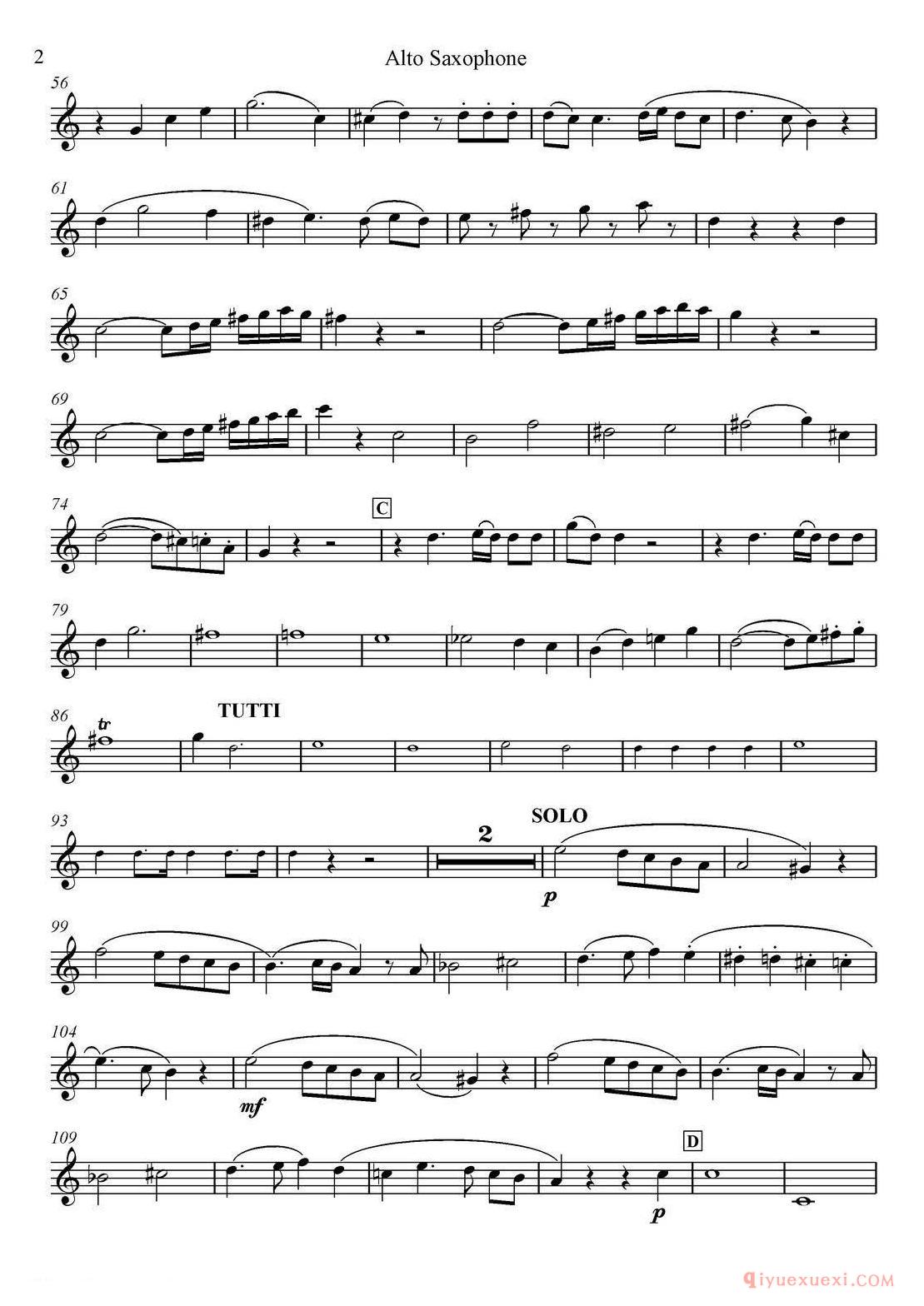 Mozart：Concerto KV495 No.4-1st（中音萨克斯）