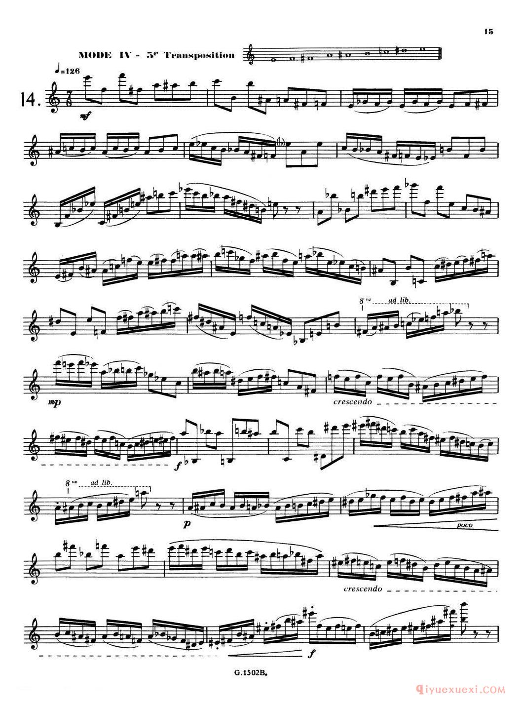 拉库尔萨克斯管练习曲28首全集