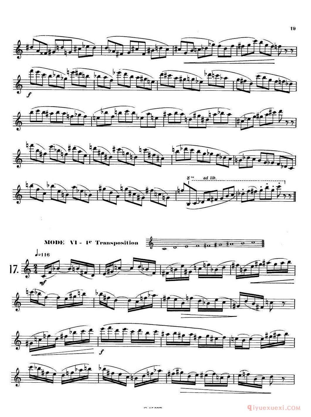 拉库尔萨克斯管练习曲28首全集