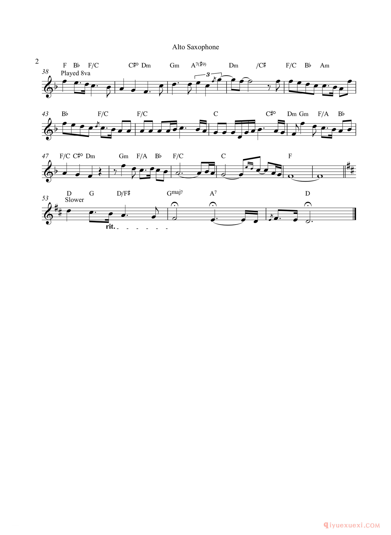 中音萨克斯[Joy To The World]