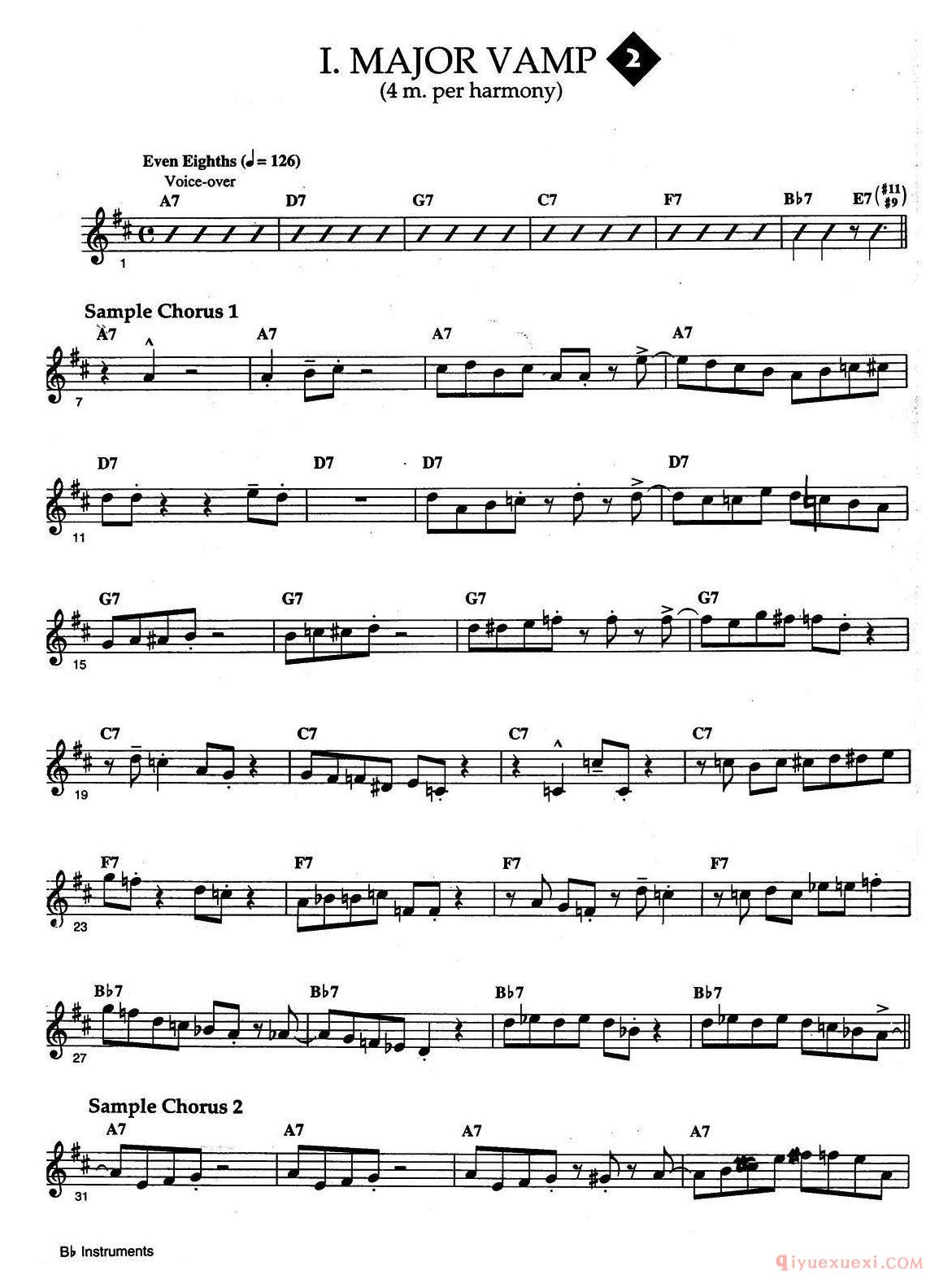 萨克斯谱[Jazz Patterns For Improvisation Bb]Frank Mantooth