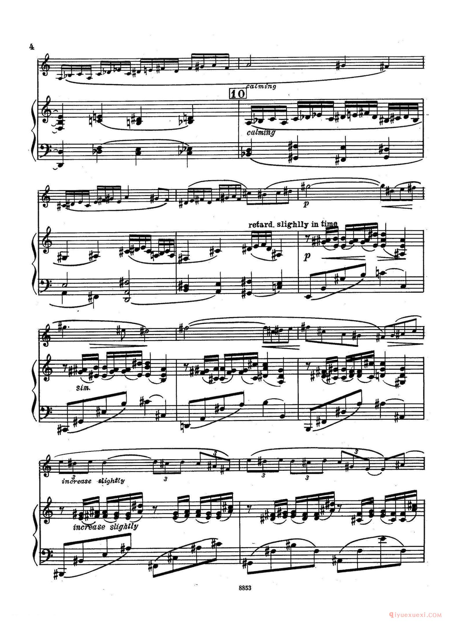 萨克斯谱[Sonata]萨克斯+钢琴伴奏