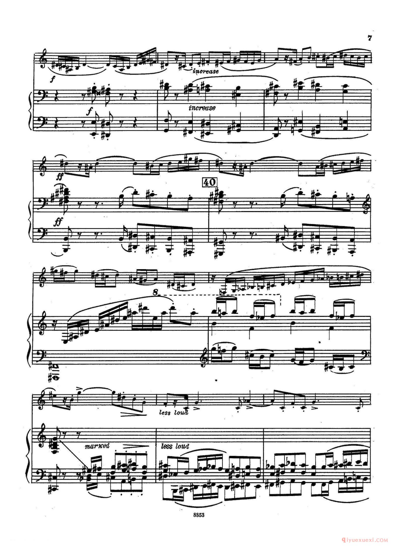 萨克斯谱[Sonata]萨克斯+钢琴伴奏