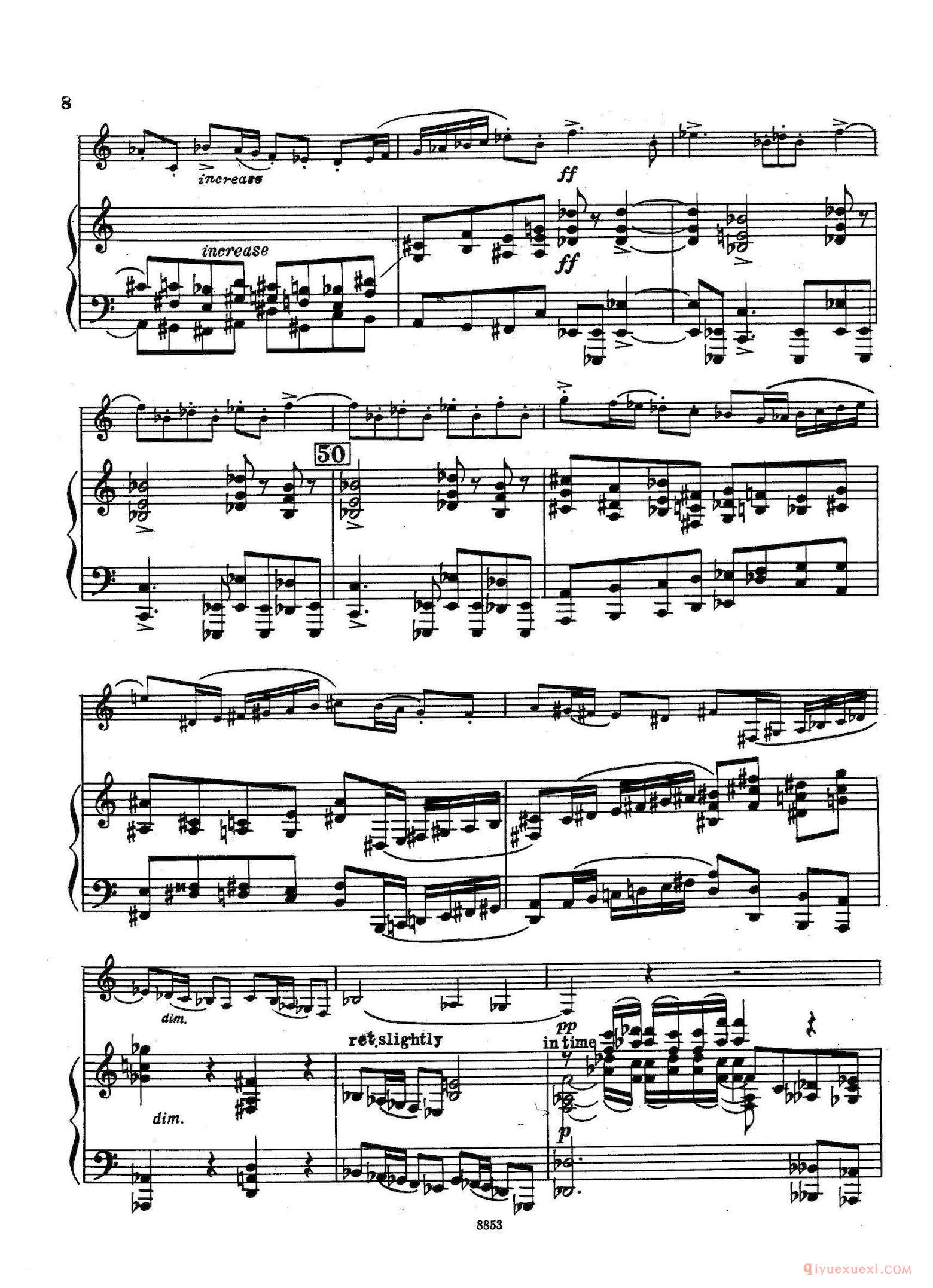 萨克斯谱[Sonata]萨克斯+钢琴伴奏