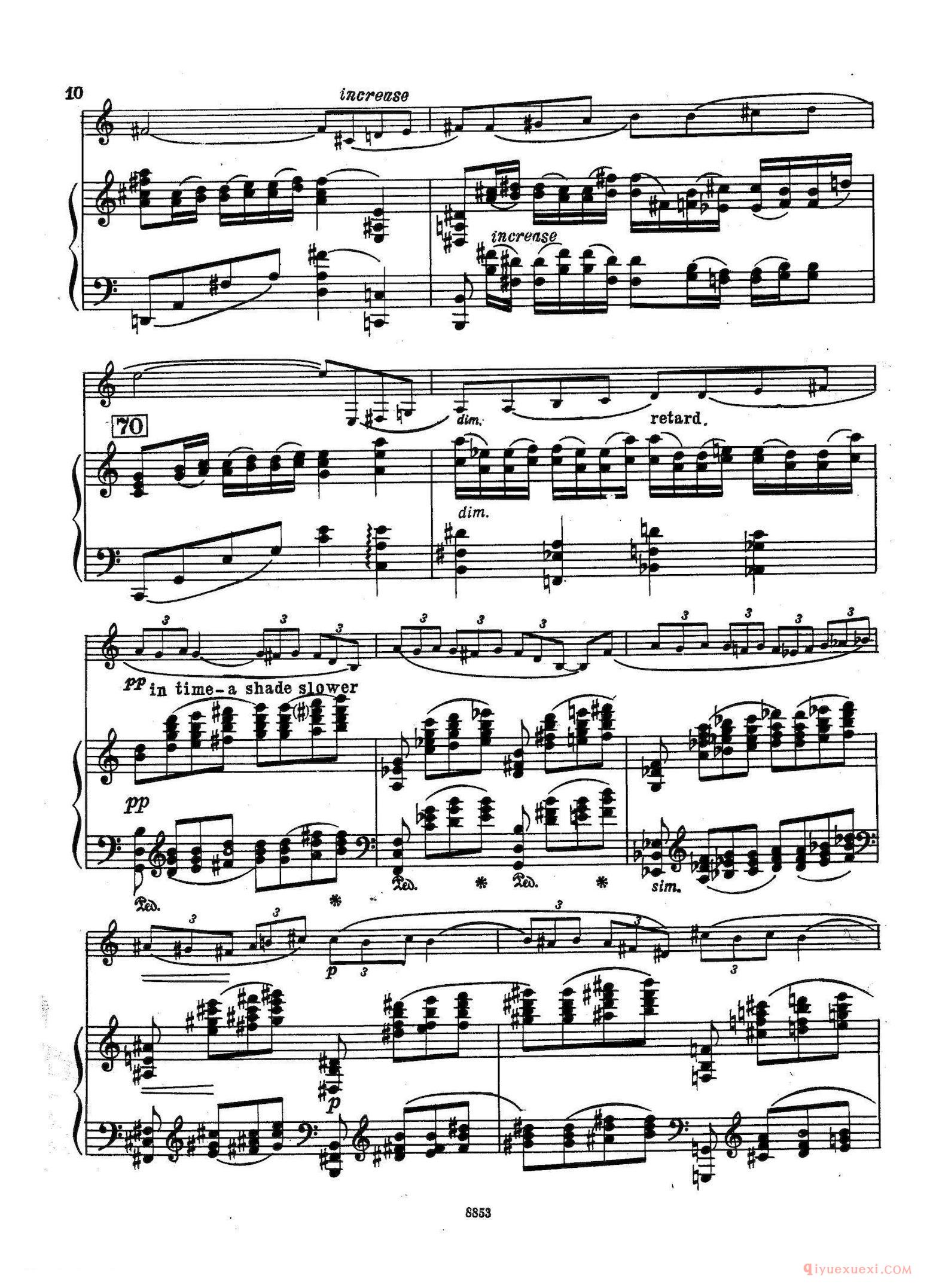 萨克斯谱[Sonata]萨克斯+钢琴伴奏