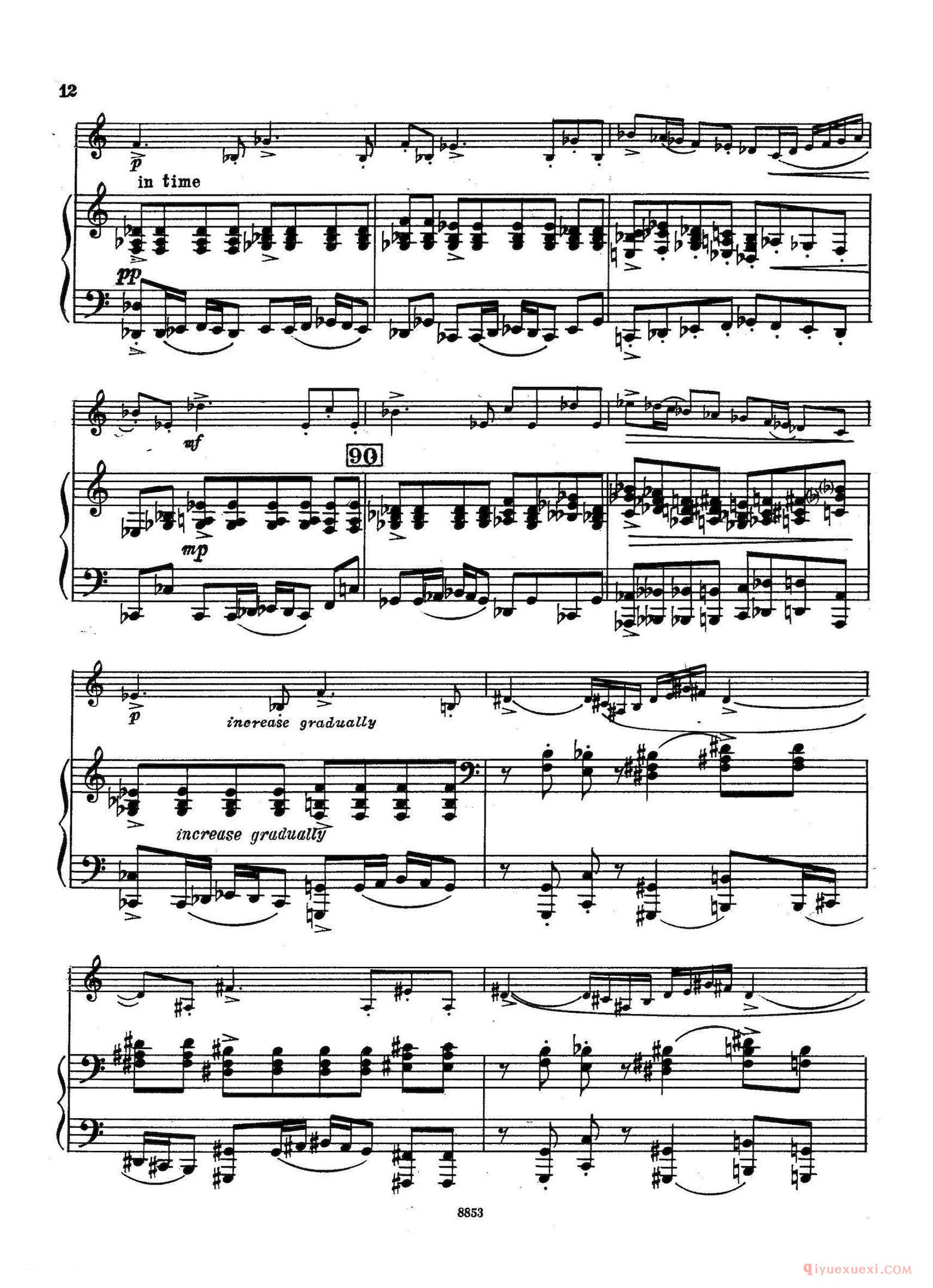 萨克斯谱[Sonata]萨克斯+钢琴伴奏