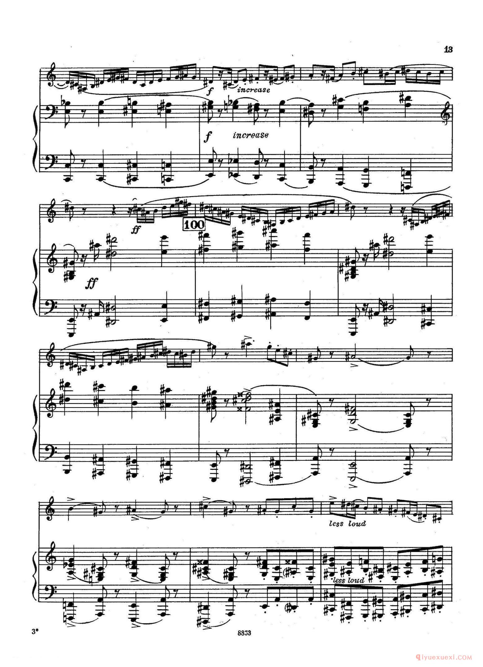 萨克斯谱[Sonata]萨克斯+钢琴伴奏