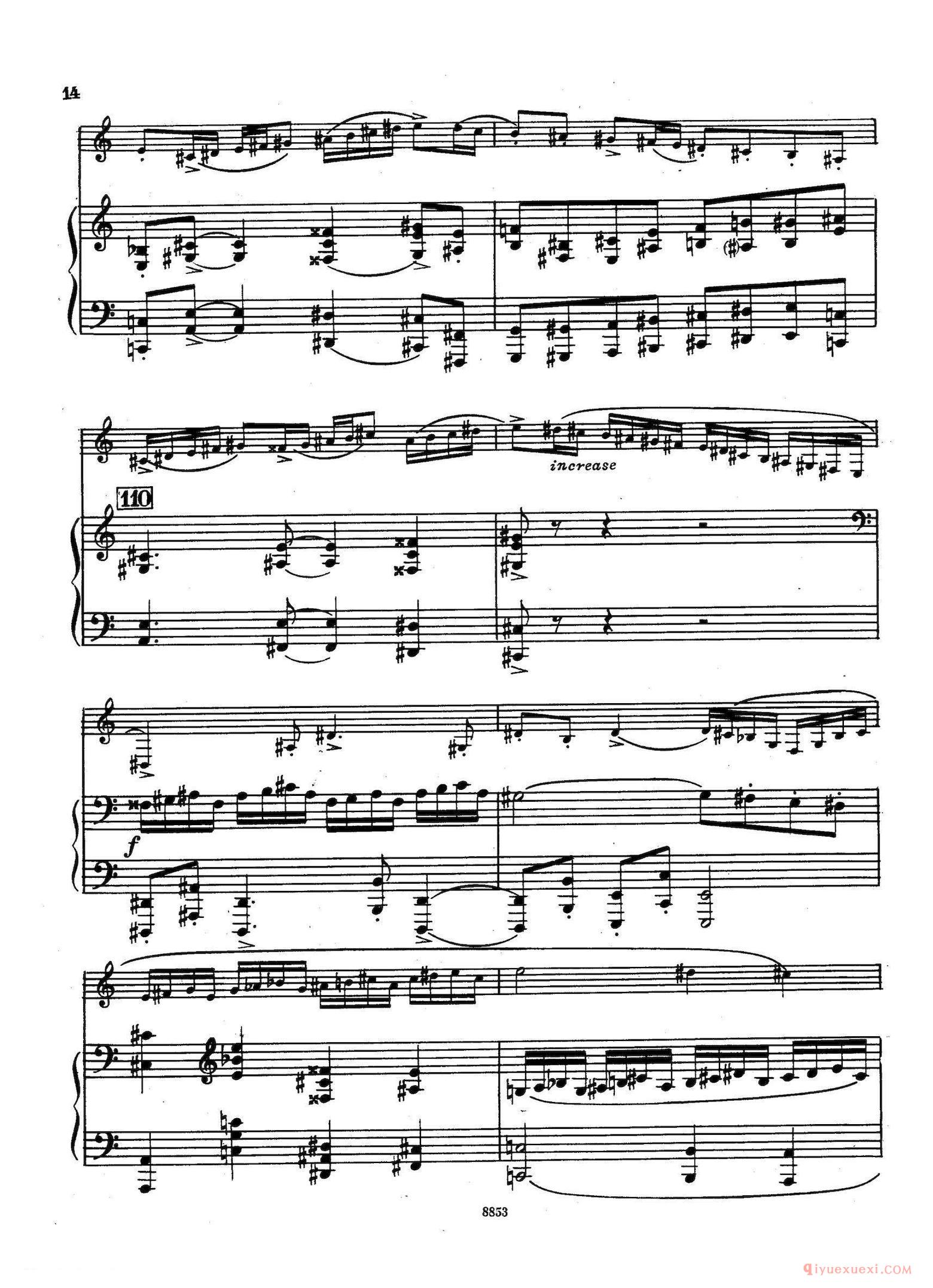 萨克斯谱[Sonata]萨克斯+钢琴伴奏