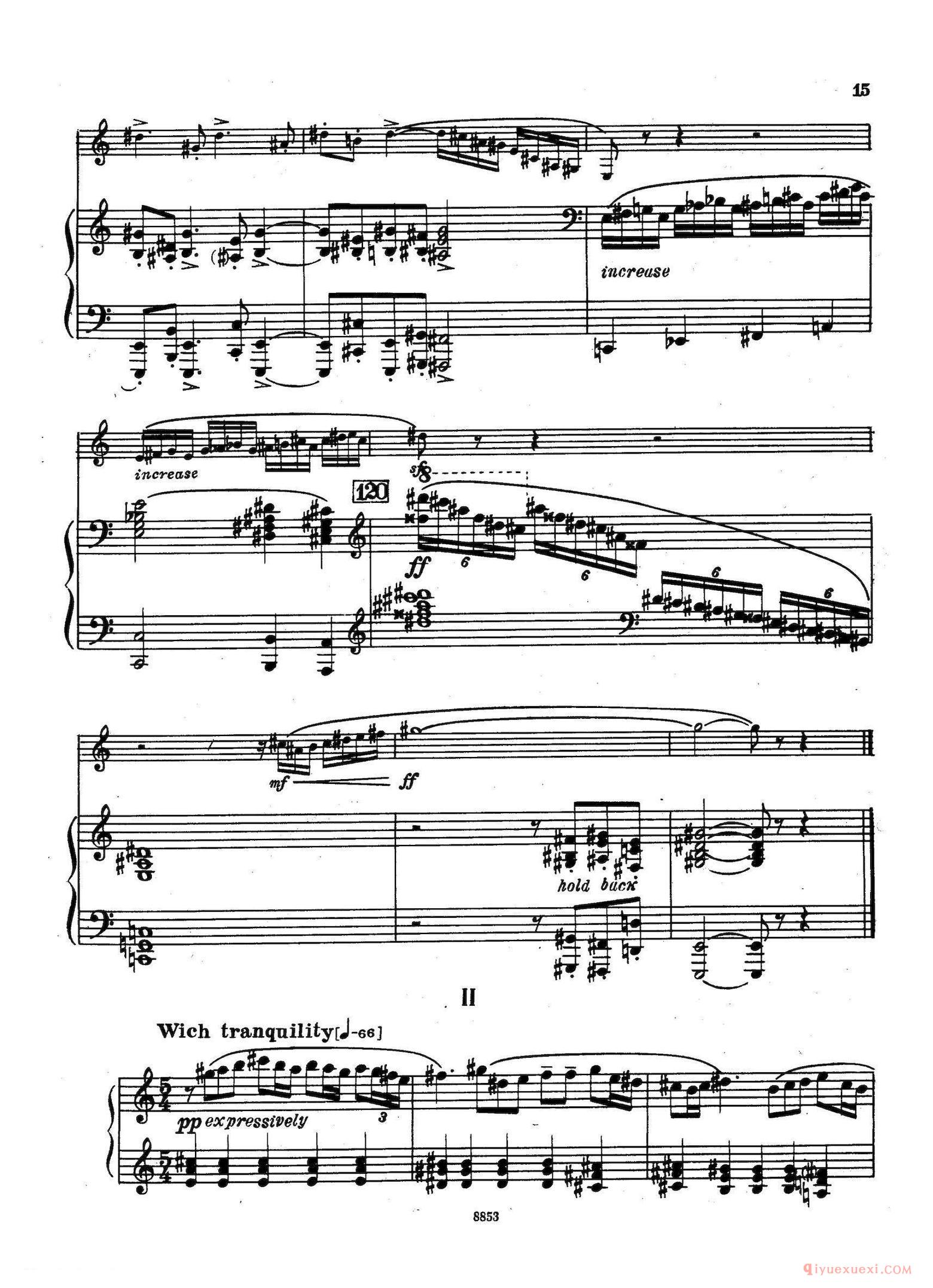 萨克斯谱[Sonata]萨克斯+钢琴伴奏