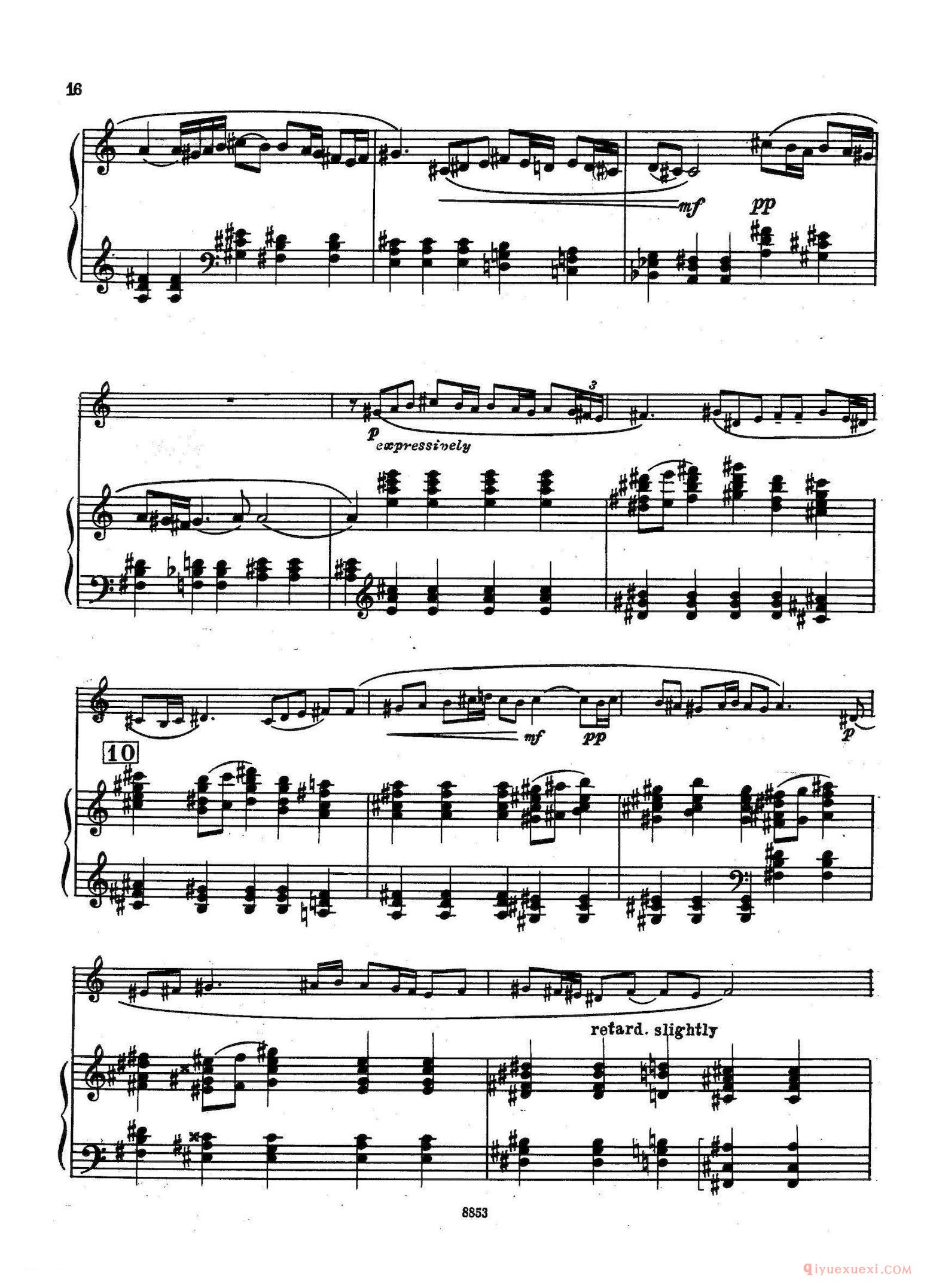 萨克斯谱[Sonata]萨克斯+钢琴伴奏