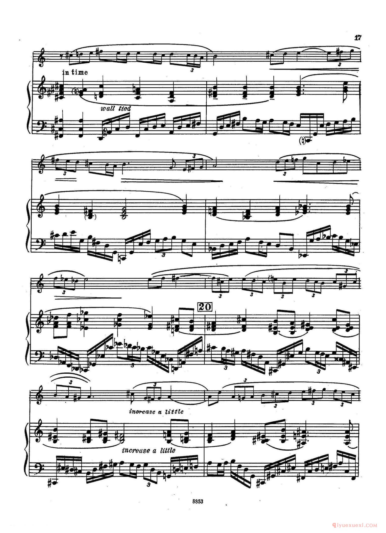 萨克斯谱[Sonata]萨克斯+钢琴伴奏