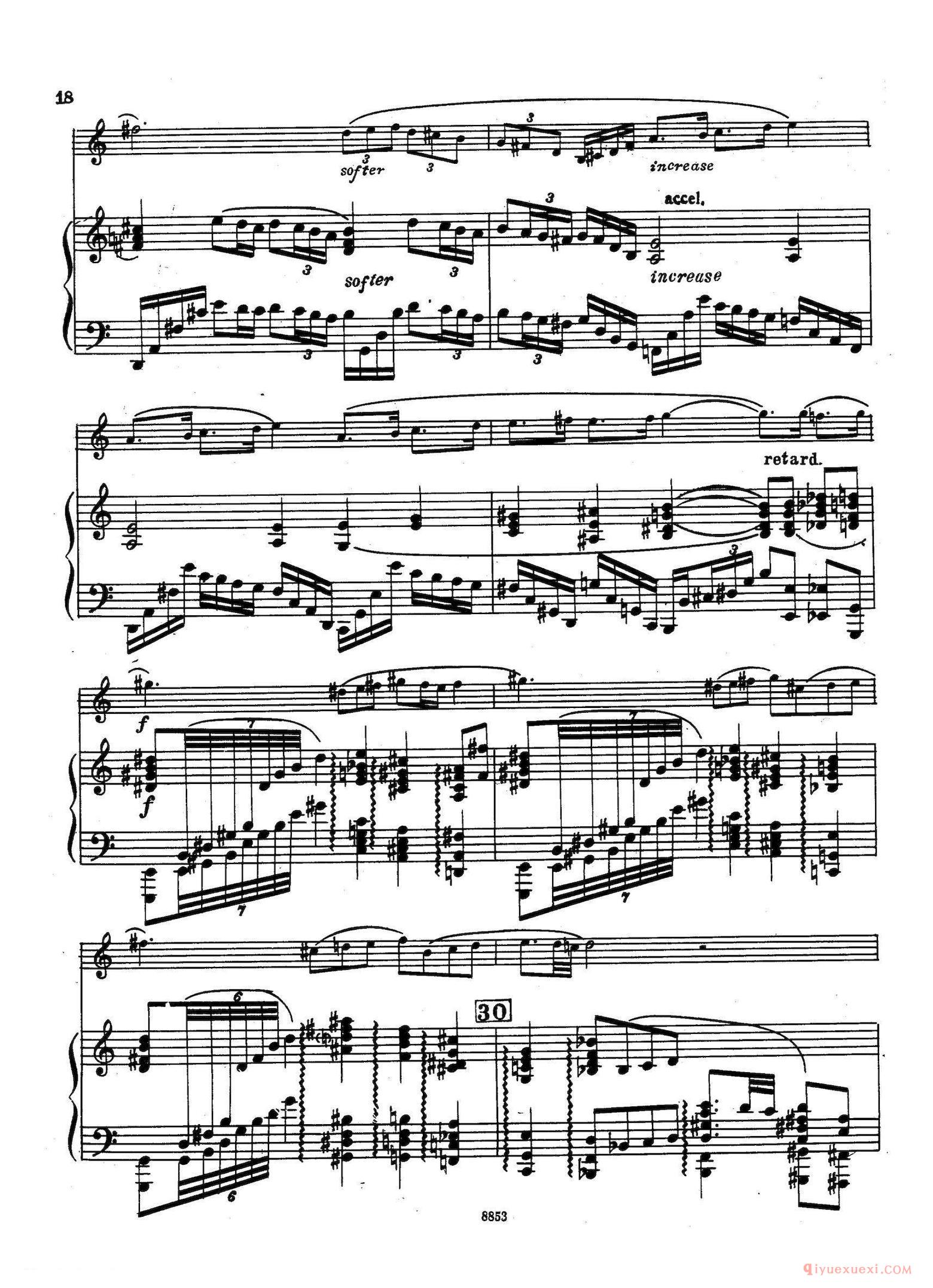 萨克斯谱[Sonata]萨克斯+钢琴伴奏