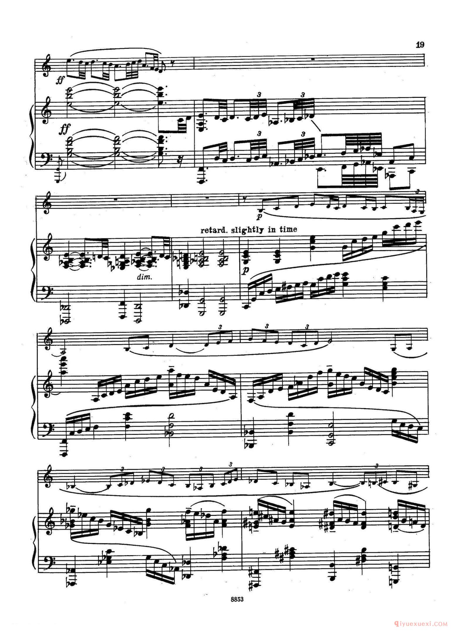 萨克斯谱[Sonata]萨克斯+钢琴伴奏