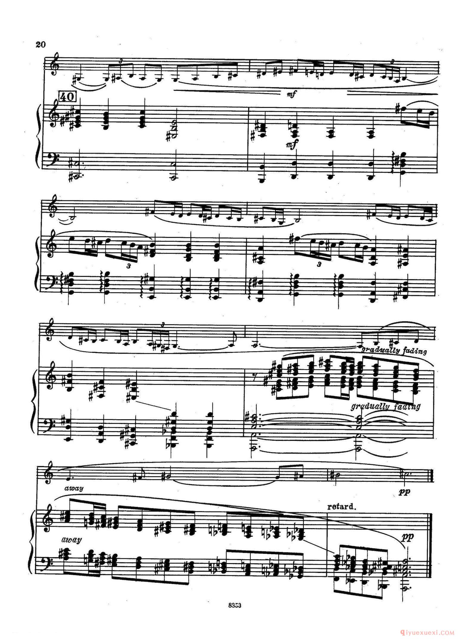 萨克斯谱[Sonata]萨克斯+钢琴伴奏