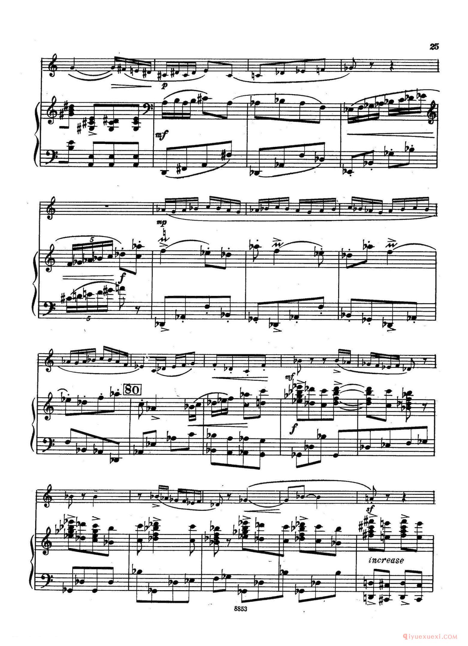 萨克斯谱[Sonata]萨克斯+钢琴伴奏