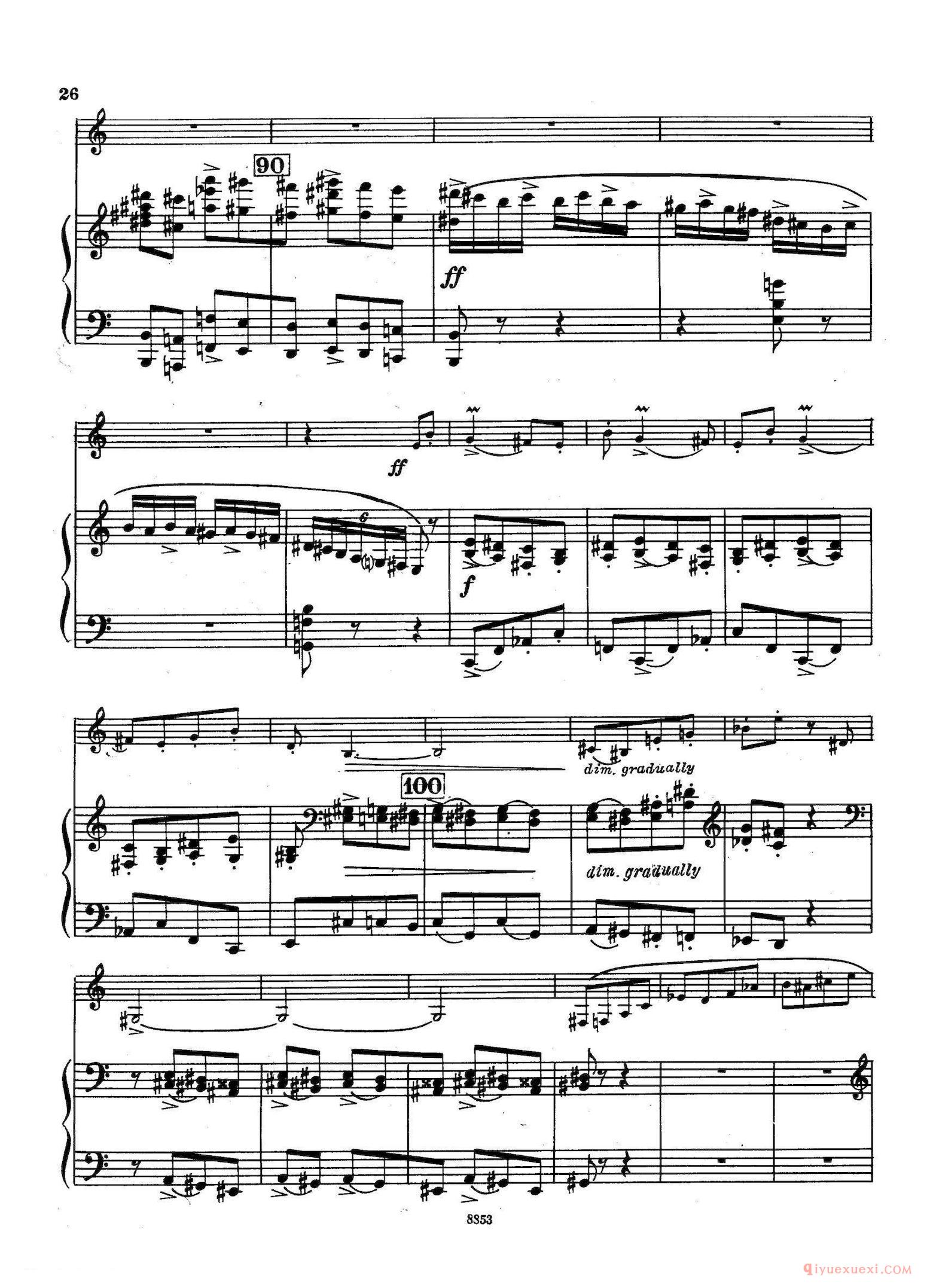 萨克斯谱[Sonata]萨克斯+钢琴伴奏
