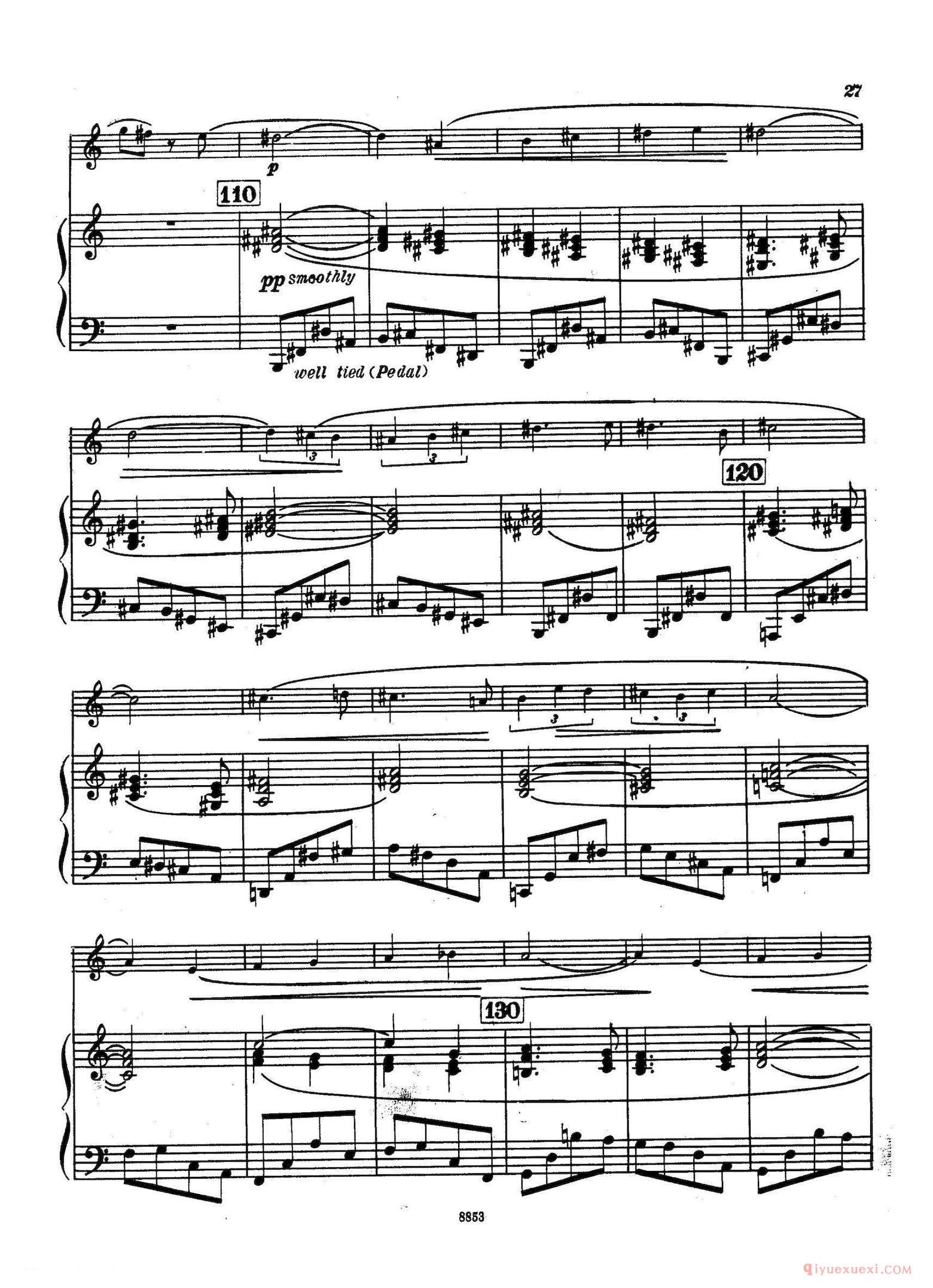 萨克斯谱[Sonata]萨克斯+钢琴伴奏