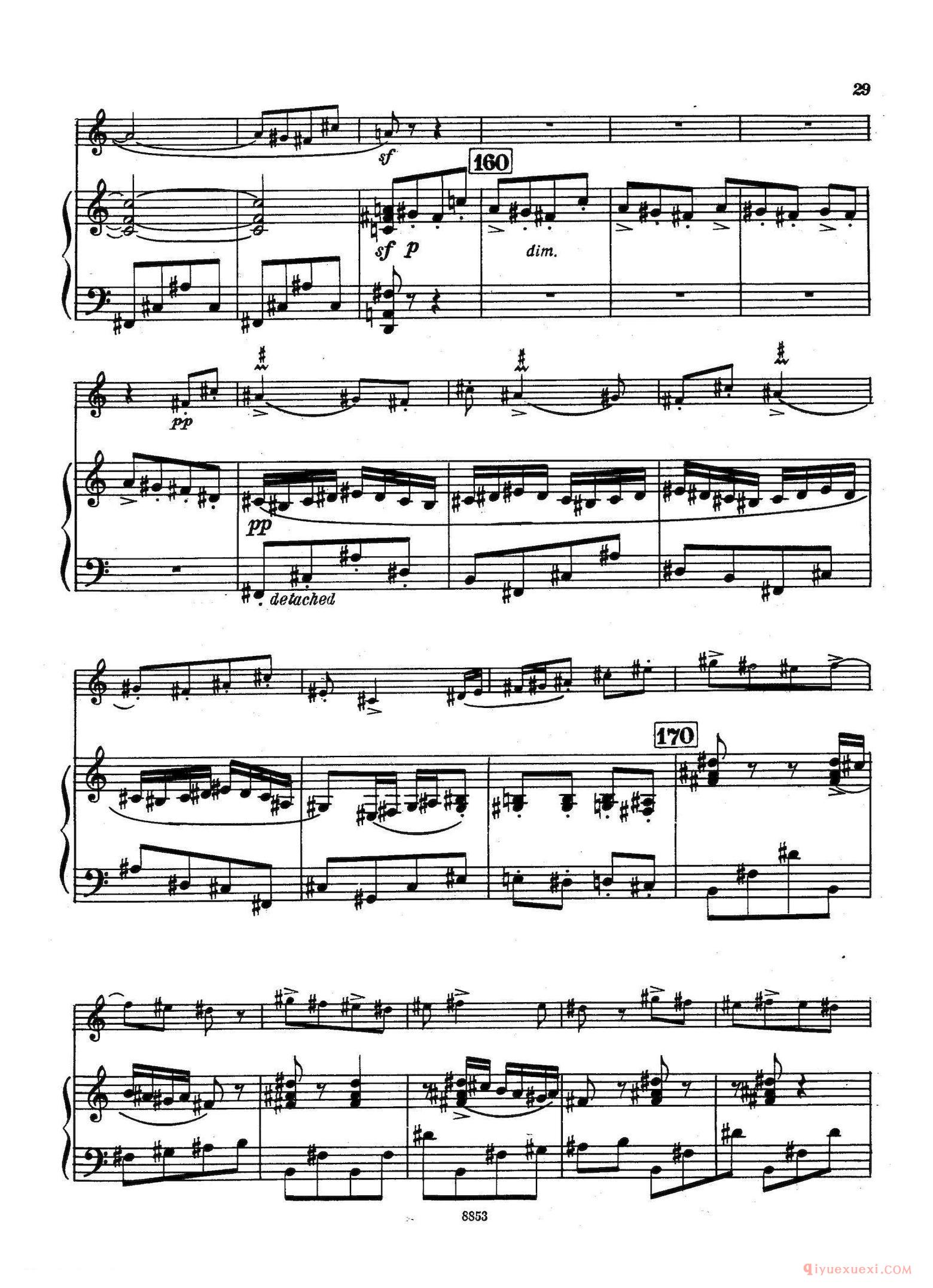 萨克斯谱[Sonata]萨克斯+钢琴伴奏