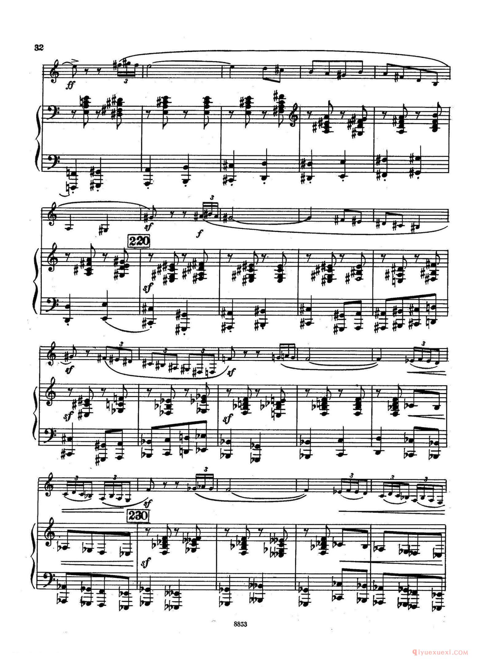 萨克斯谱[Sonata]萨克斯+钢琴伴奏