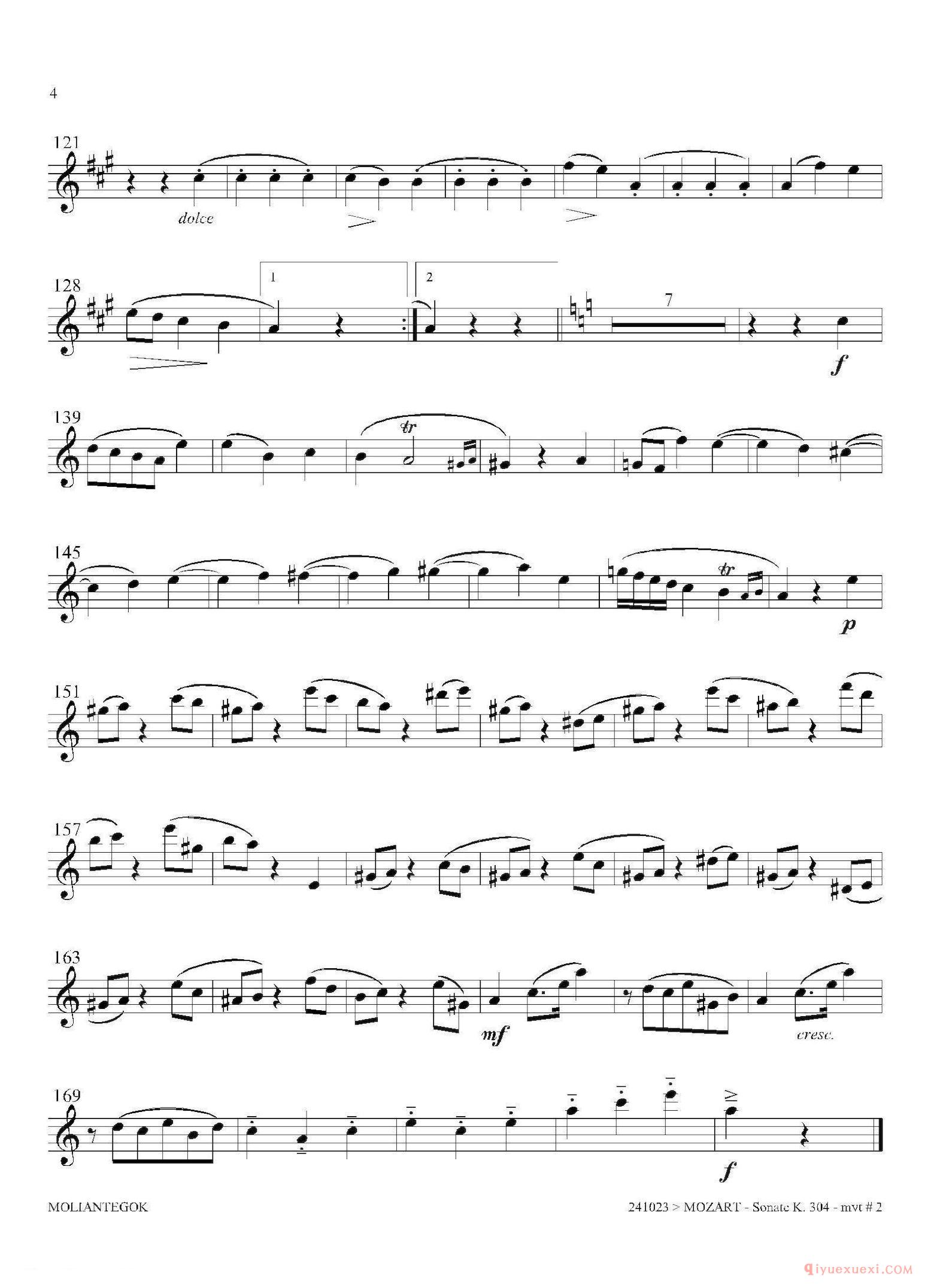 中音萨克斯[奏鸣曲 Op.304]