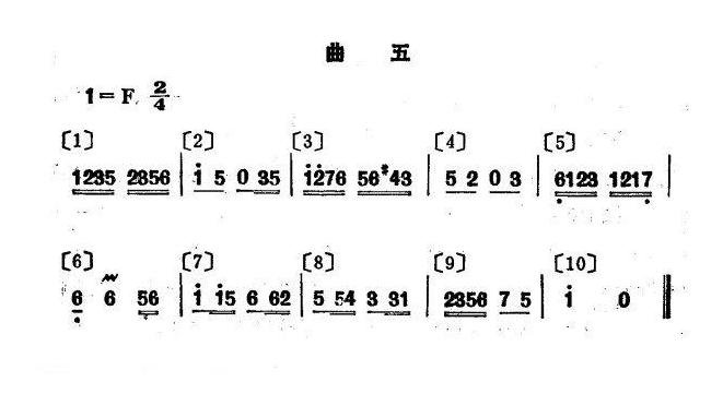 儿歌简谱[拾麦穗/儿童歌舞音乐]