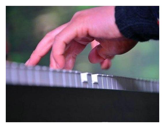 电子琴1234567弹完的话分别对应的是右手的?