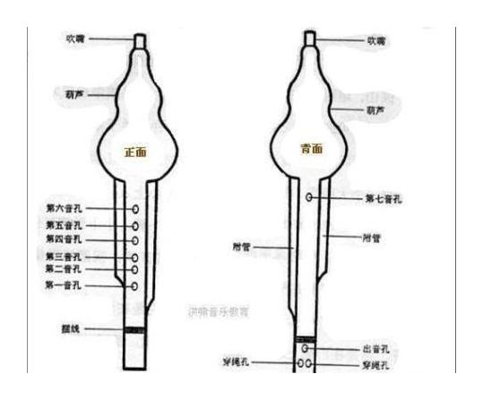 葫芦丝按孔部位及手形教学