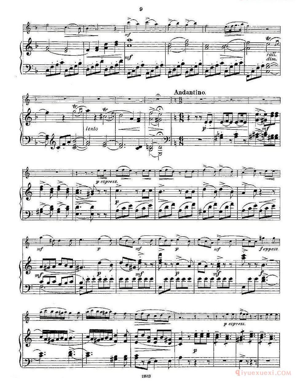 长笛乐谱[Opern-Transcriptionen.Op.45-1/长笛+钢琴伴奏]五线谱