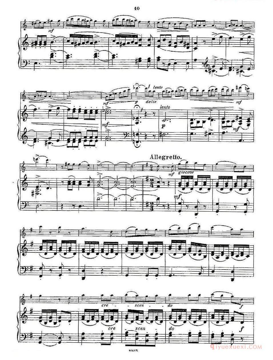 长笛乐谱[Opern-Transcriptionen.Op.45-1/长笛+钢琴伴奏]五线谱