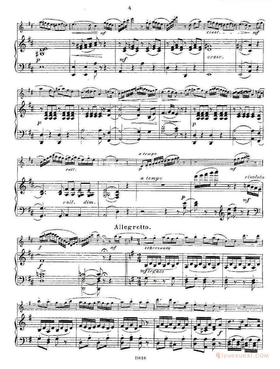 长笛乐谱[Opern-Transcriptionen.Op.45-8/长笛+钢琴伴奏]五线谱
