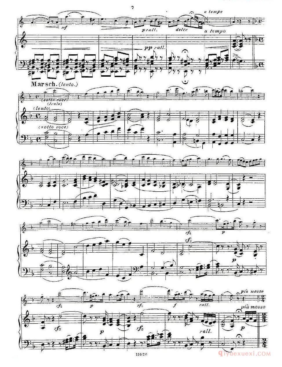 长笛乐谱[Opern-Transcriptionen.Op.45-8/长笛+钢琴伴奏]五线谱