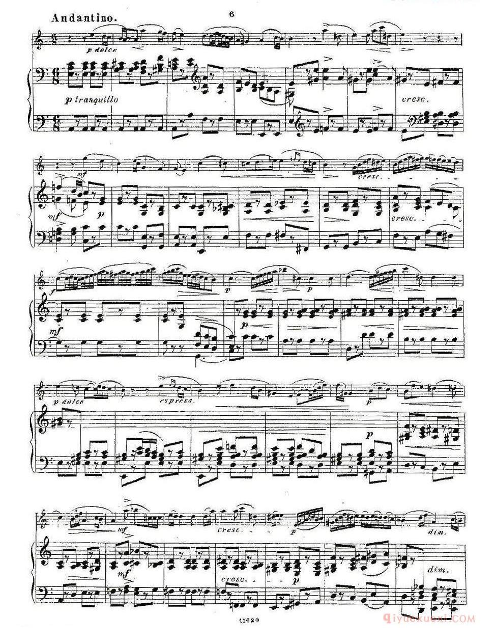 长笛乐谱[Opern-Transcriptionen.Op.45-8/长笛+钢琴伴奏]五线谱